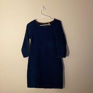 Mona B Denim BodyCon Dress with Zipper Size Large Made in USA